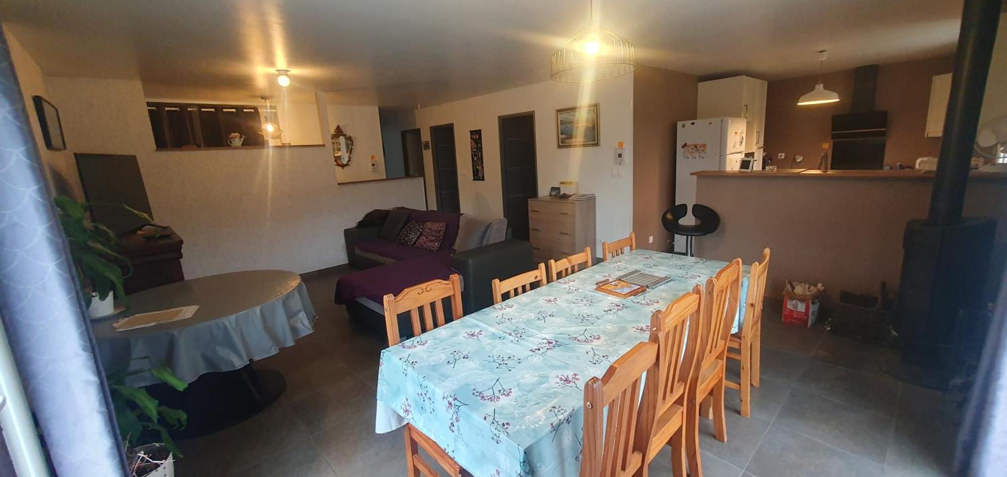 Loue 2 chambres privees dans maison avec piscine Montfaucon  Extérieur photo