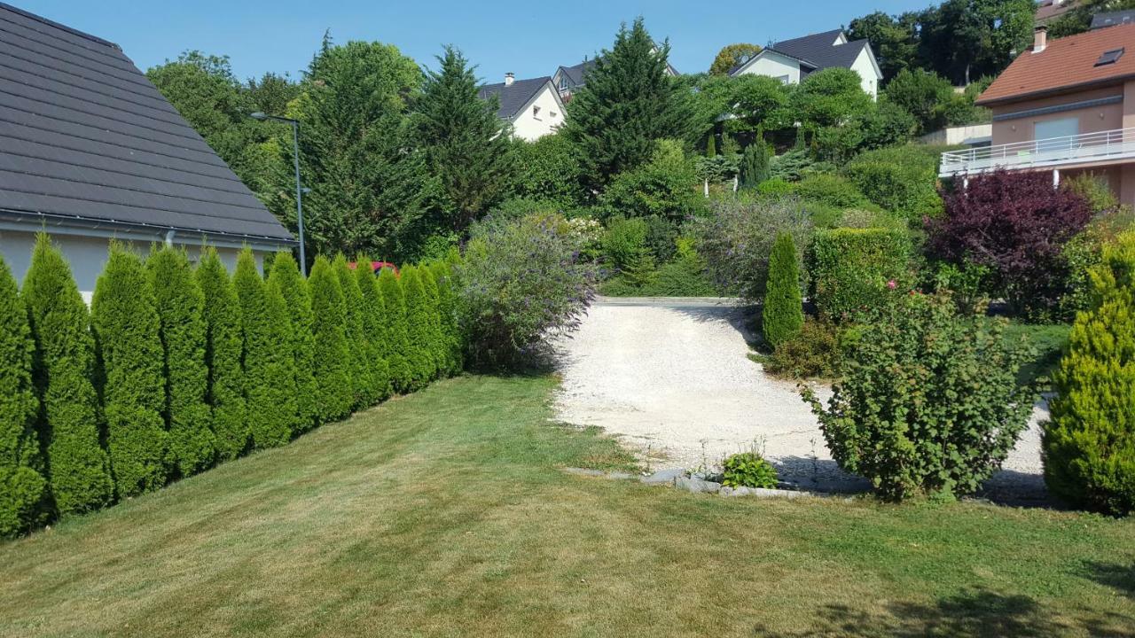 Loue 2 chambres privees dans maison avec piscine Montfaucon  Extérieur photo